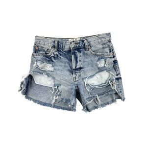 We The Free Urban Outfitters Women's‎ 24 Distressed Denim Jean Shorts